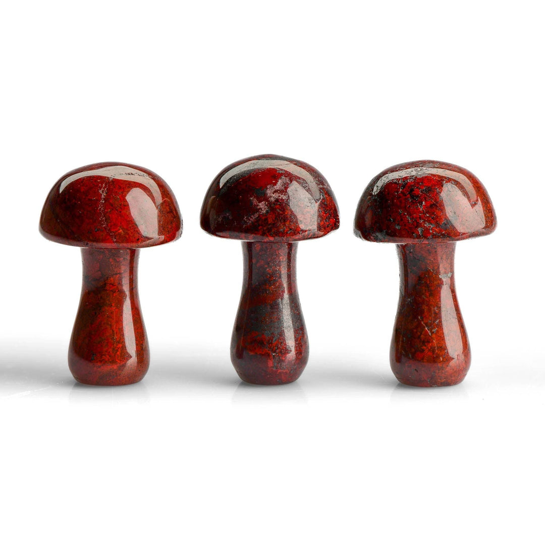 Tiger Iron Crystal Carving - Mushroom - Polished