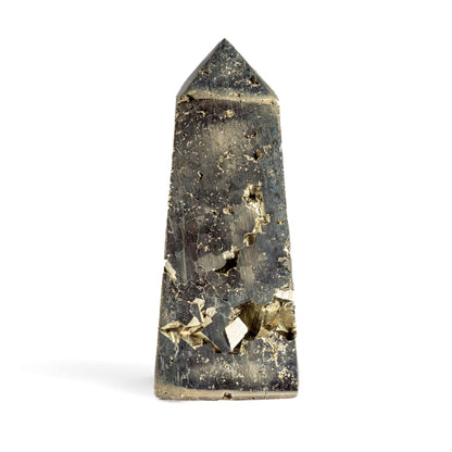 healing crystals: pyrite point - Obelisk