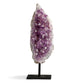 healing crystals: amethyst geode on pin stand