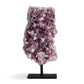 healing crystals: amethyst geode on pin stand