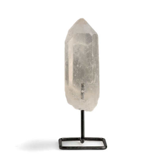 Clear Quartz Small Form on Pin Stand