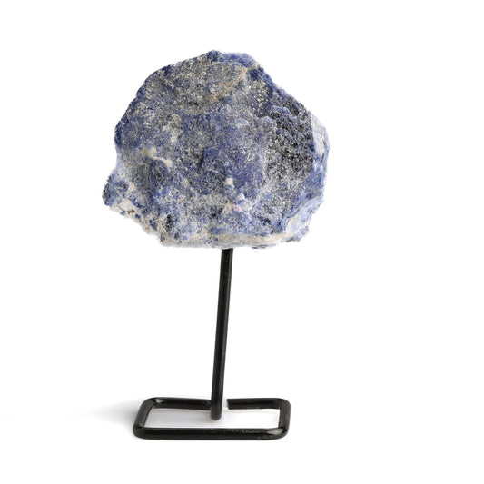 Sodalite Raw Small Form on Pin Stand