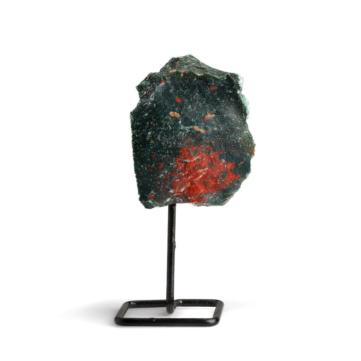 Raw Bloodstone Form on Pin Stand