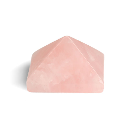 Rose Quartz Pyramid - Crystal Carving