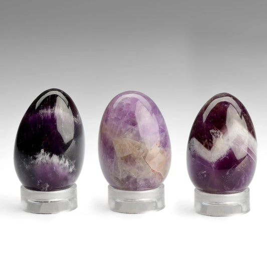 healing crystals: amethyst egg crystal carving