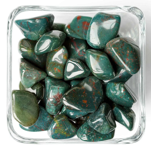 Bloodstone Tumbled Stones - Polished Small