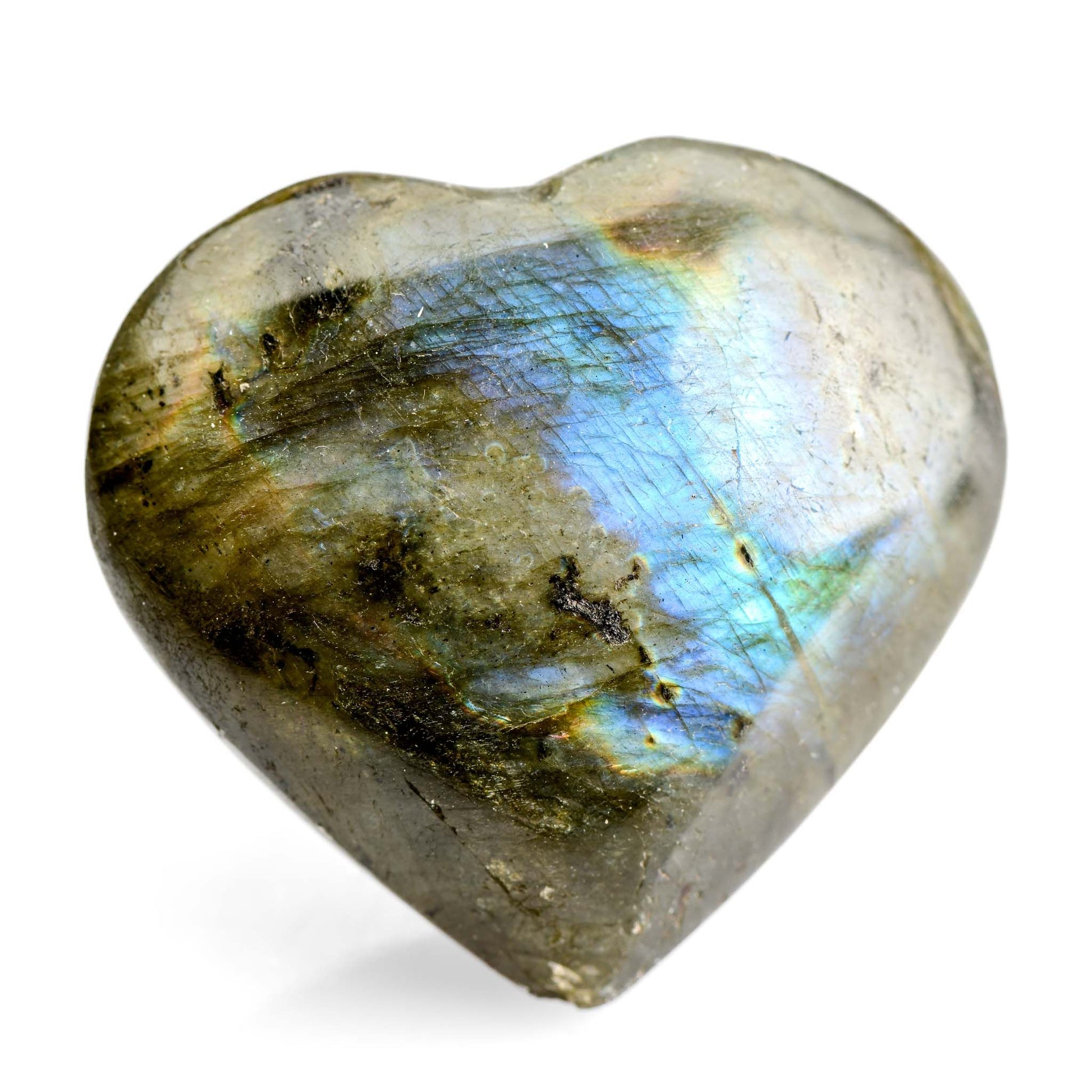 Labradorite Heart - Crystal Carving