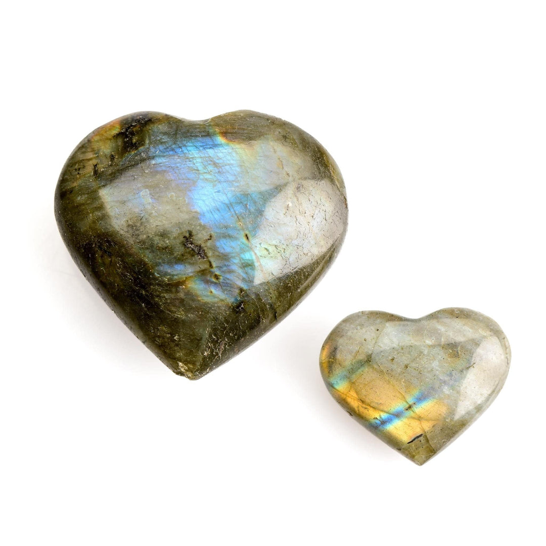 Labradorite Heart - Crystal Carving