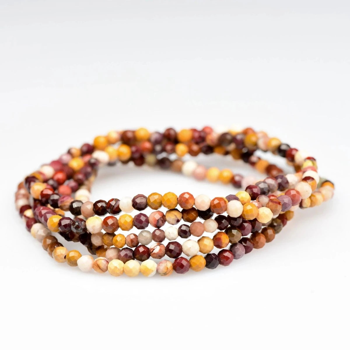 Mookaite Jasper Bracelet - Small Faceted Beads