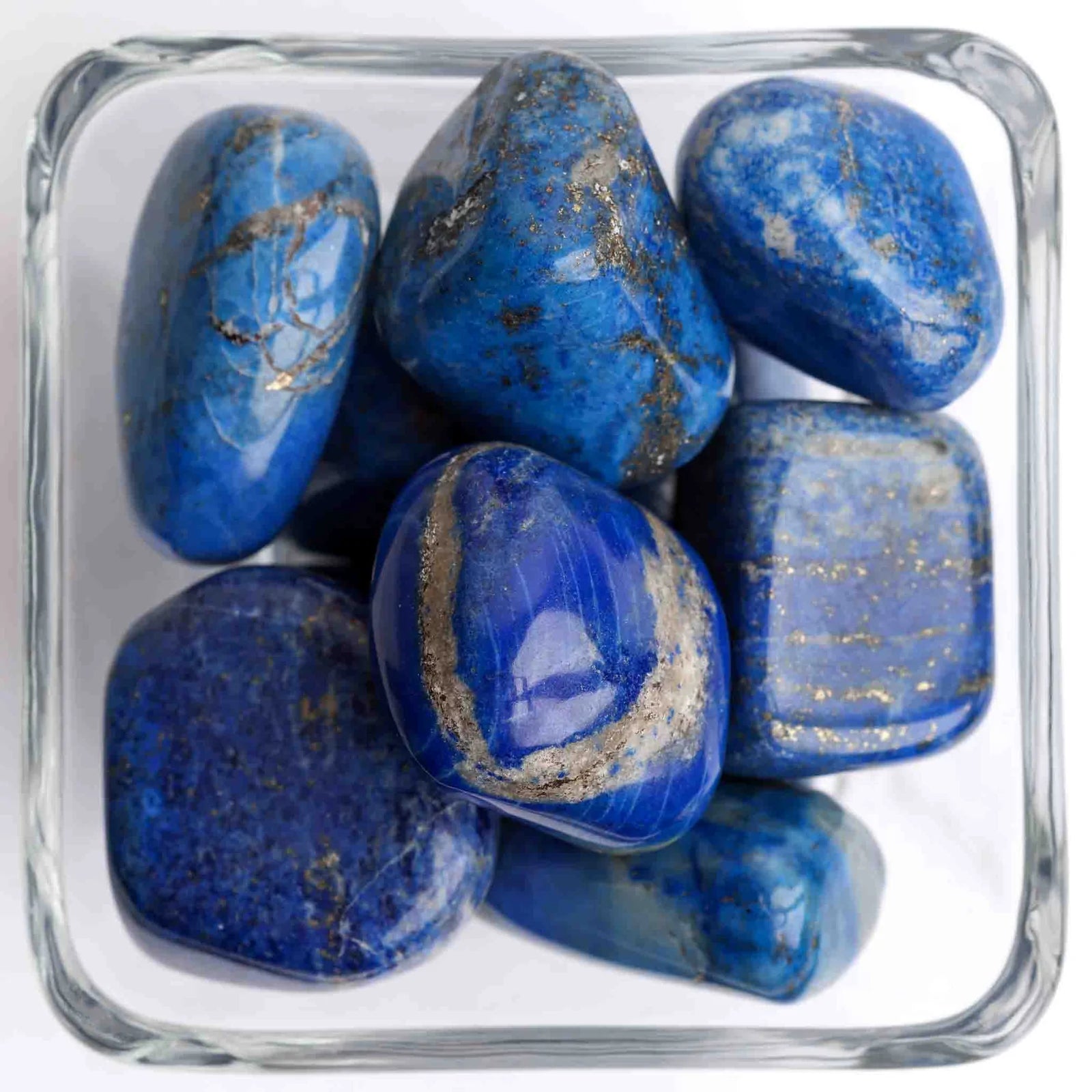 Lapis Lazuli Tumbled Stone - Medium - Polished