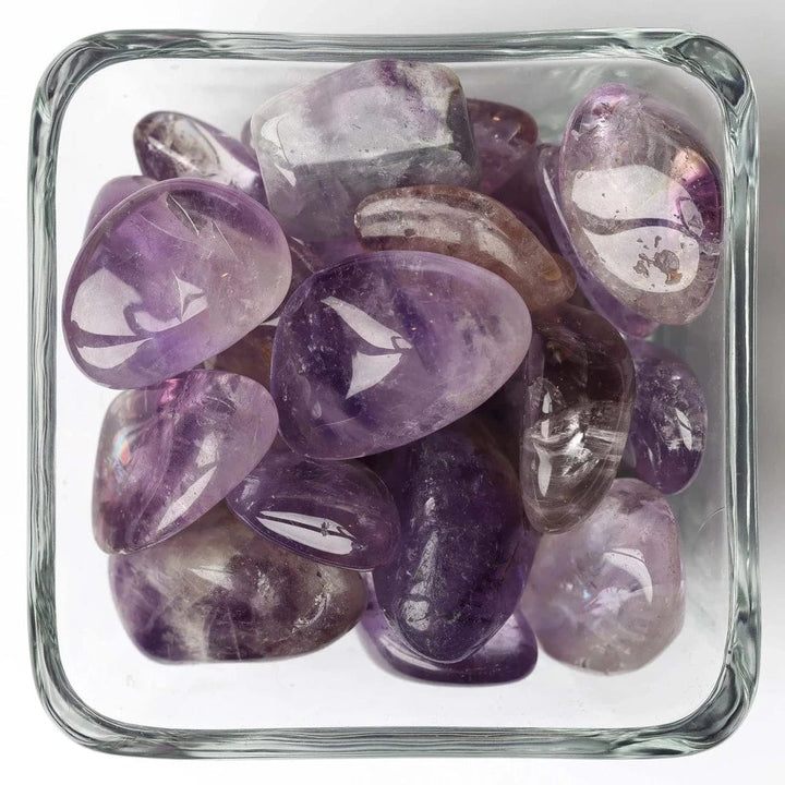 Purple Amethyst Tumbled Stones
