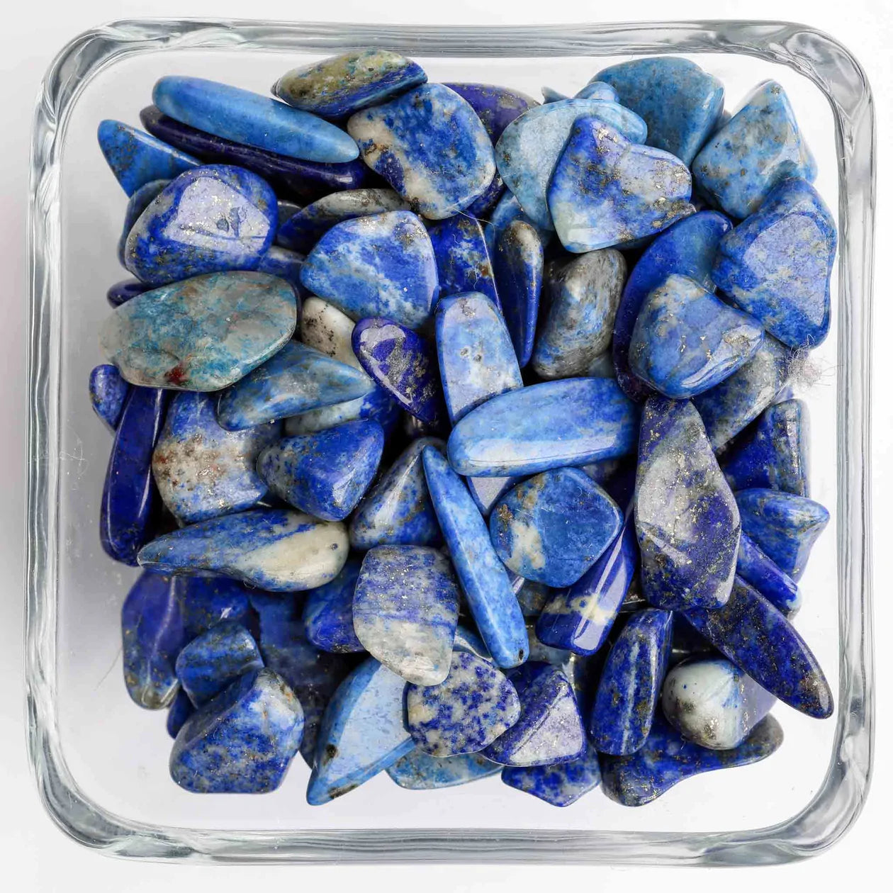 healing crystals: lapis lazuli tumbled stones