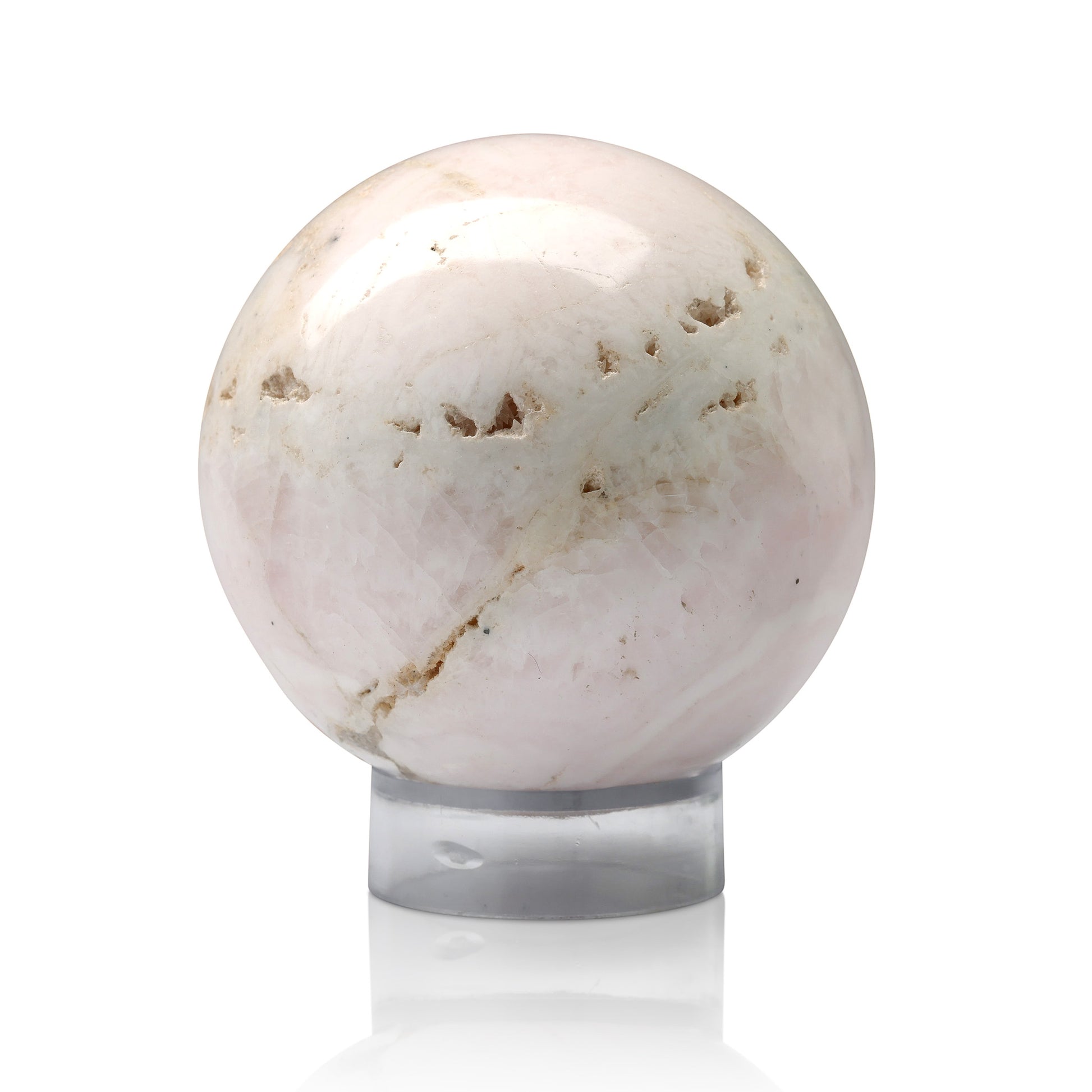 Mangano Calcite Sphere - Polished