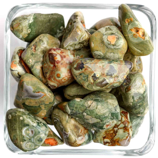 Rainforest Rhyolite Tumbled Stone - Polished