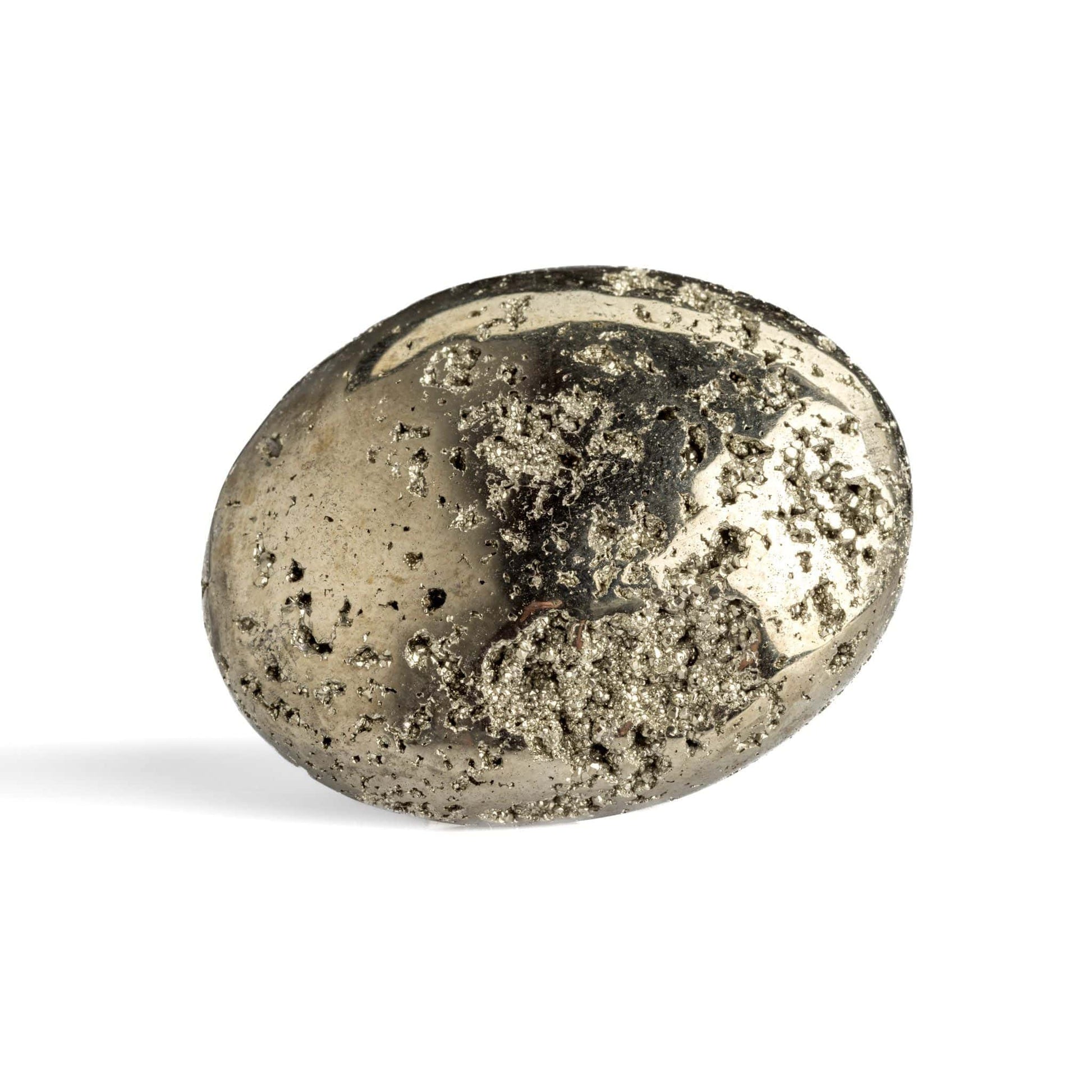 healing crystals: pyrite palm stone