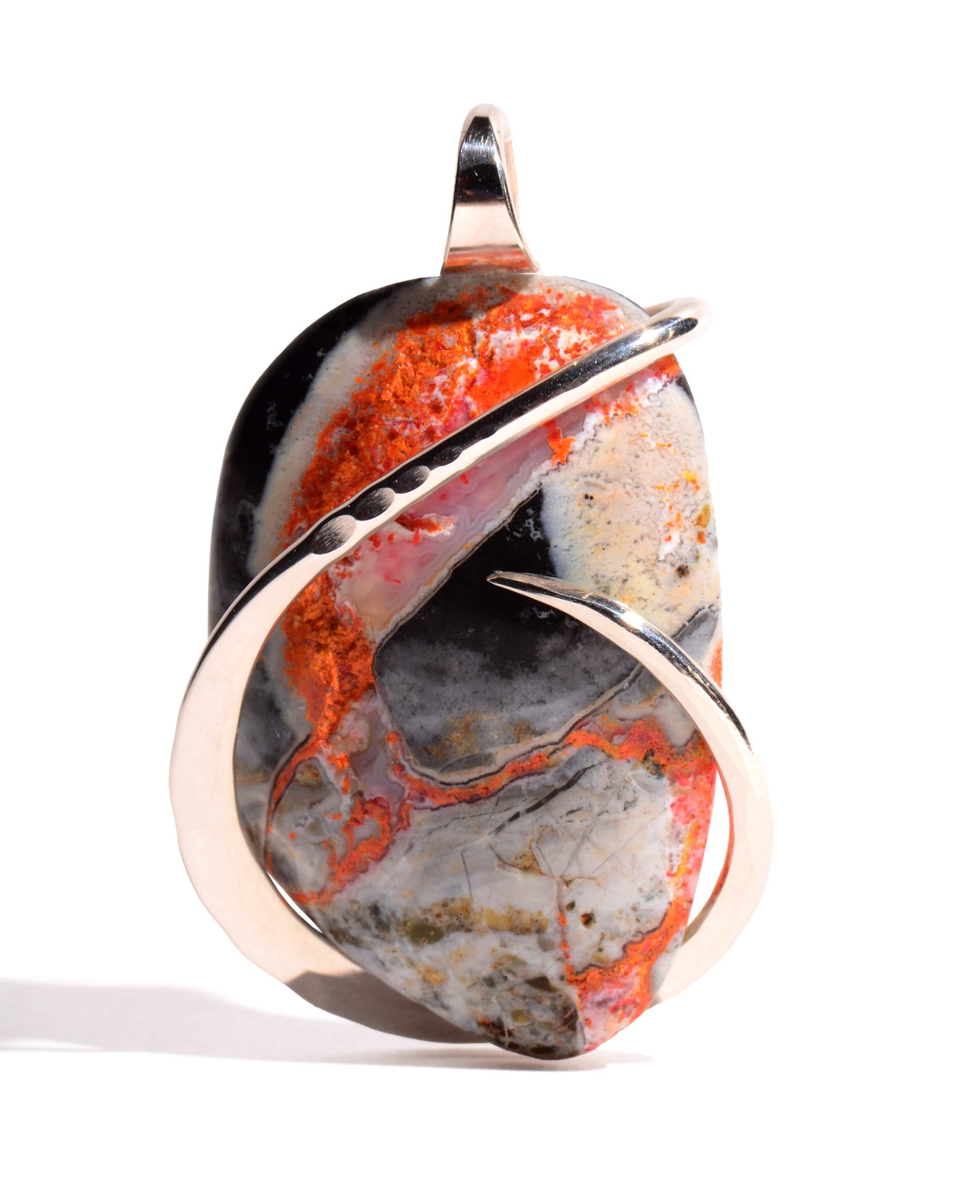 Magma Chalcedony Sterling Silver Cranston Pendant