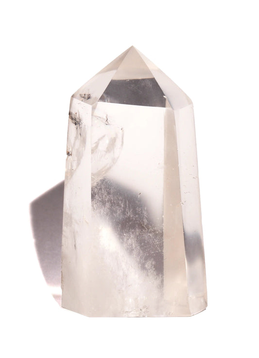 Clear Quartz Point - Flat Base - Polished