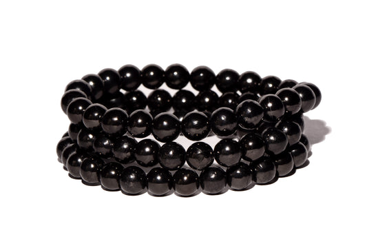 Shungite Beaded Bracelet - Small Beads