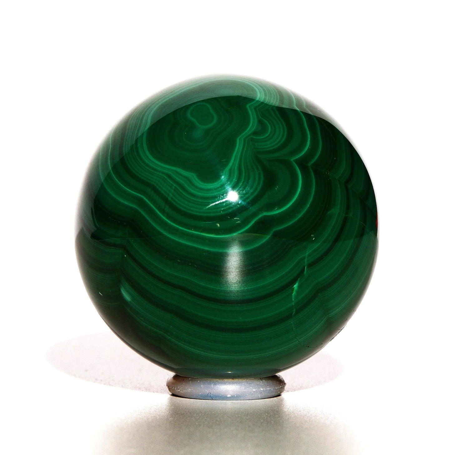 Malachite Sphere - Polished