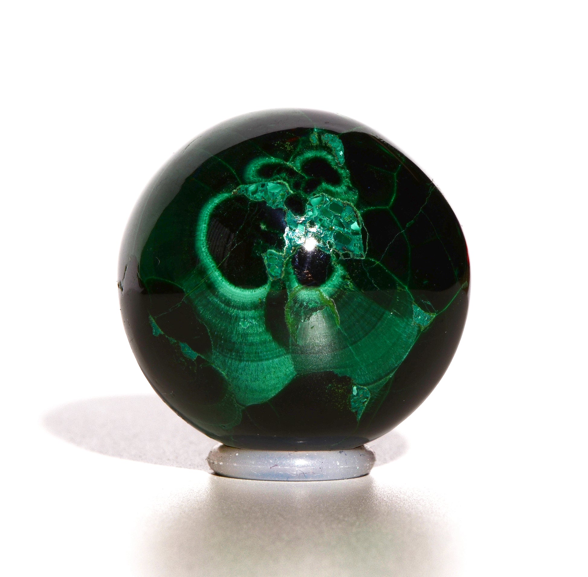 Malachite Sphere - Polished