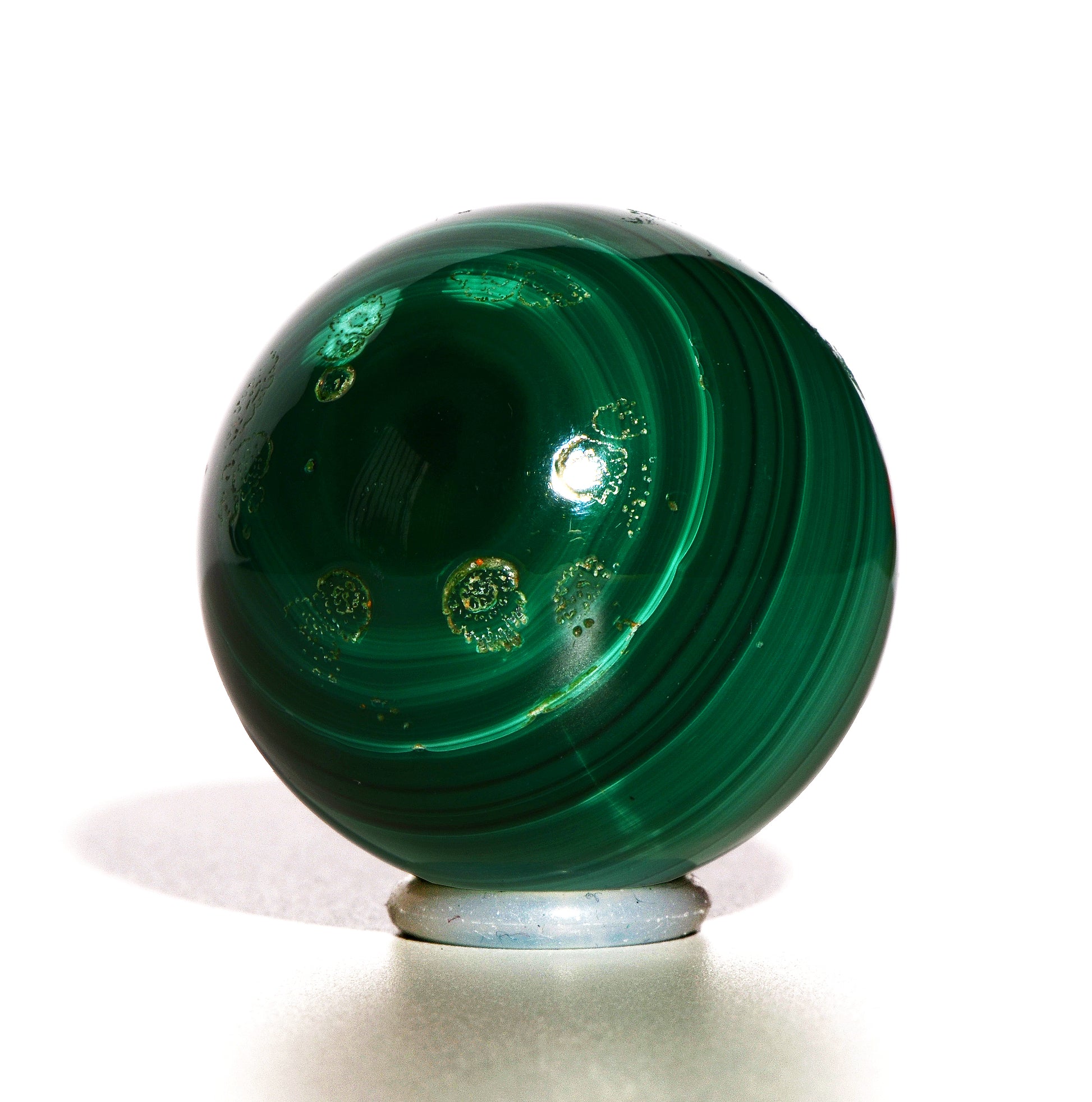 Malachite Sphere - Polished
