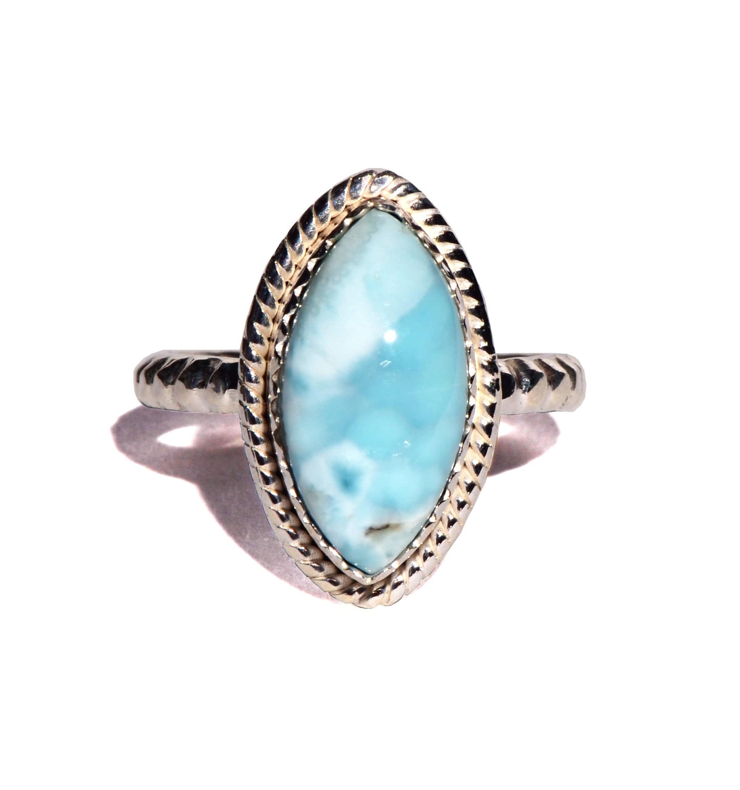 Larimar Sterling Silver Ring