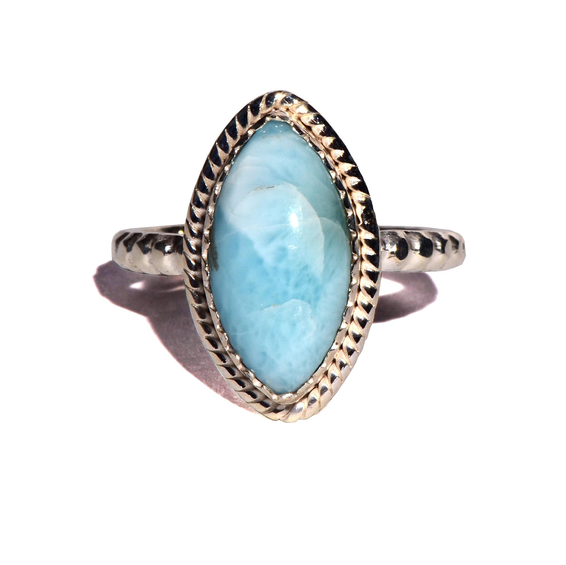 Larimar Sterling Silver Ring