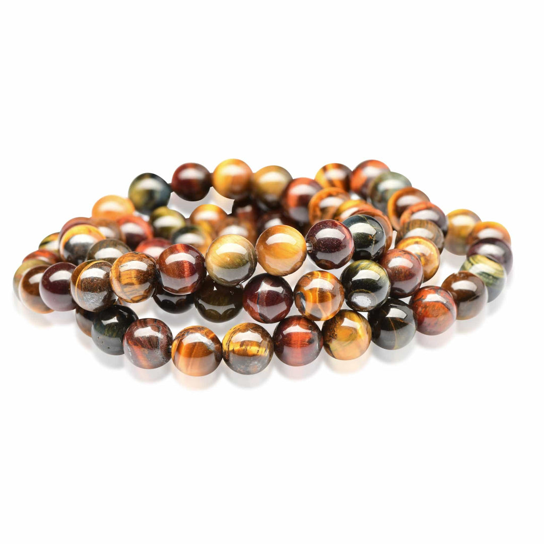 Multi Tiger Eye Beaded Bracelet