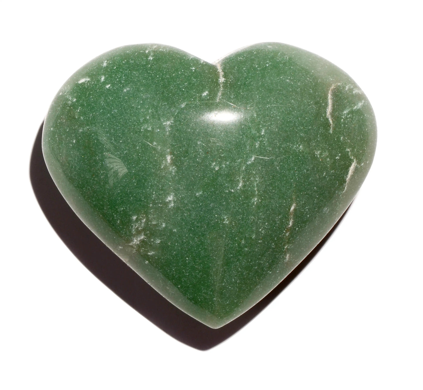 Green Aventurine Heart - Crystal Carving