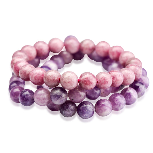 Lepidolite Bracelet - Small Beads