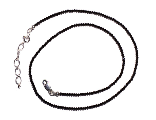 healing crystal jewelry: black tourmaline necklace