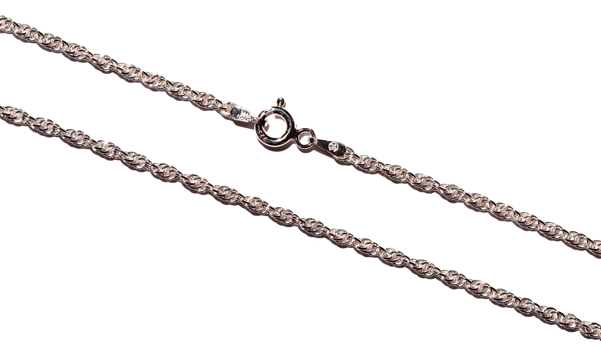 Sterling Silver Loose Rope Chain
