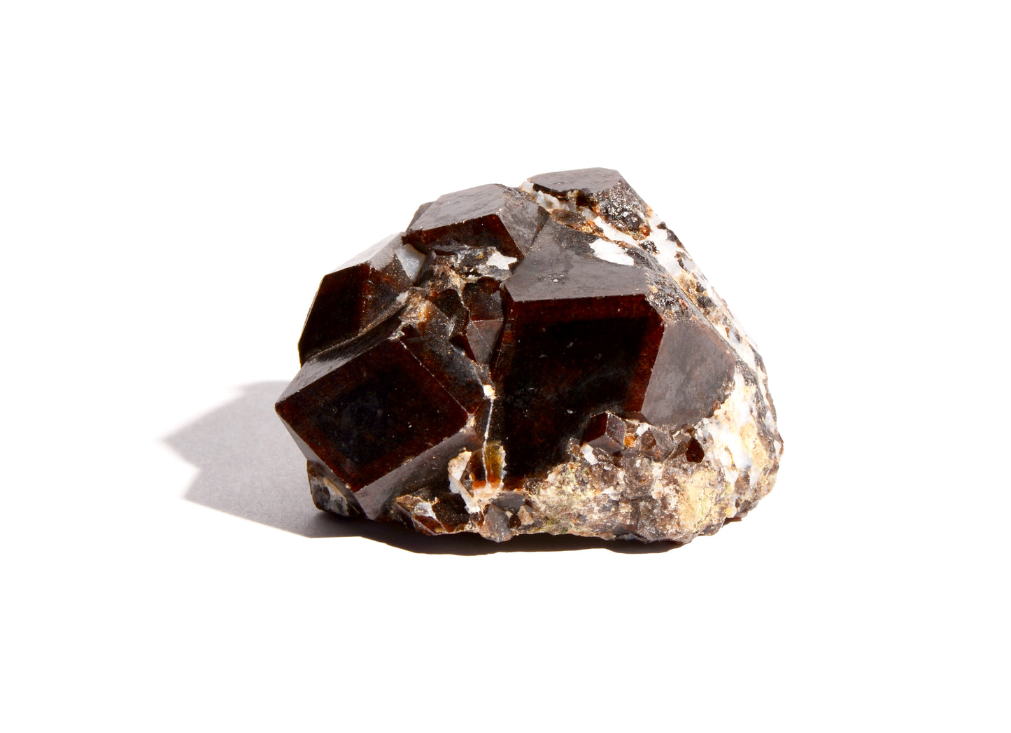 Faceted Garnet Crystals in Raw Form