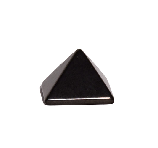 Shungite Pyramid - Crystal Carving