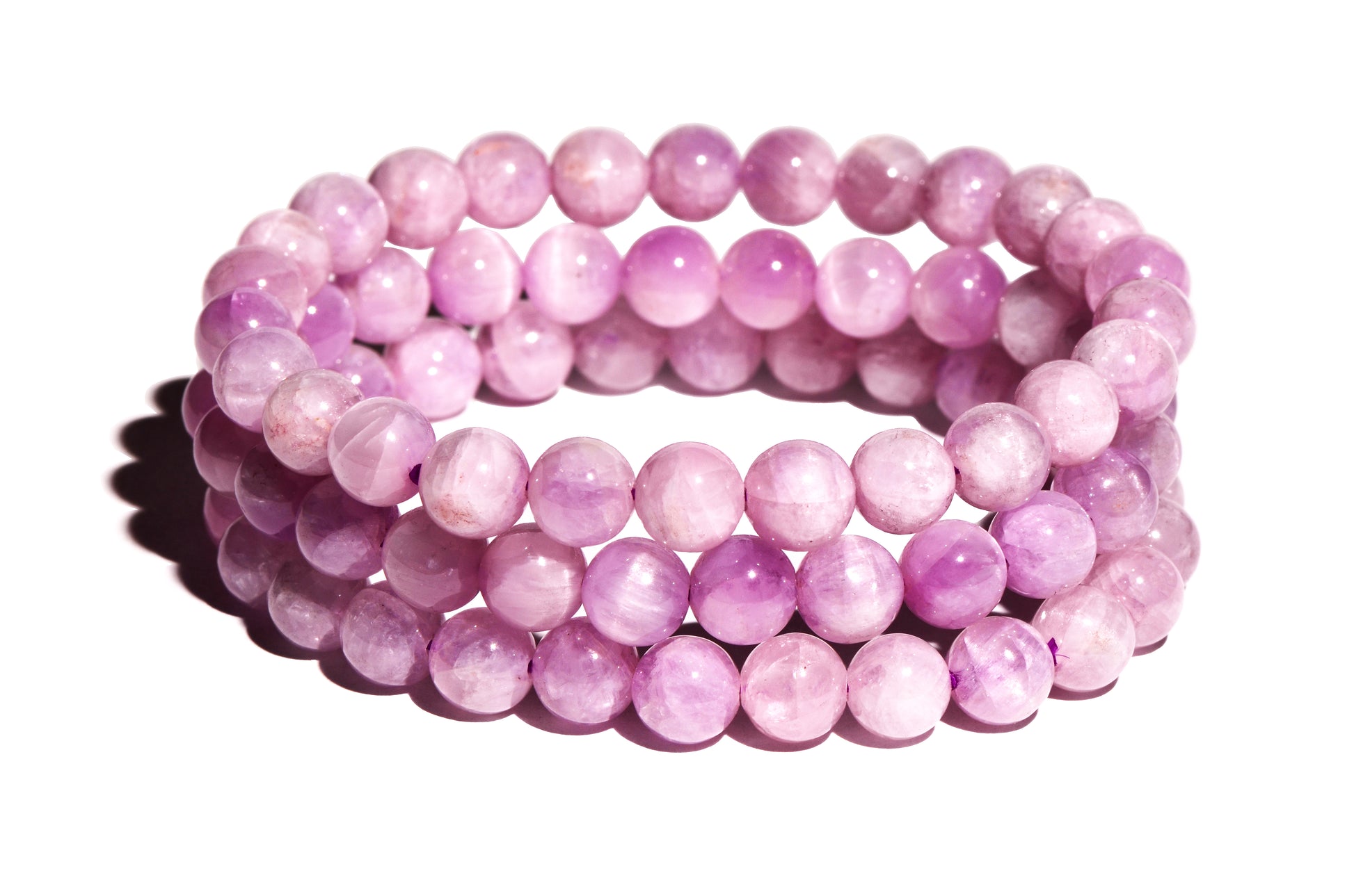 Kunzite Beaded Bracelet - Small Beads