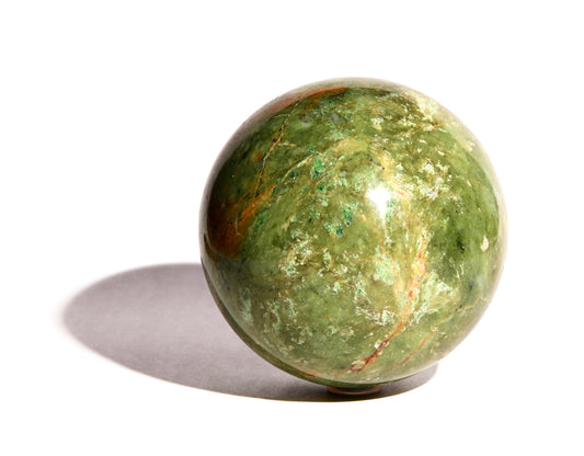 Chrysoprase Sphere - Polished