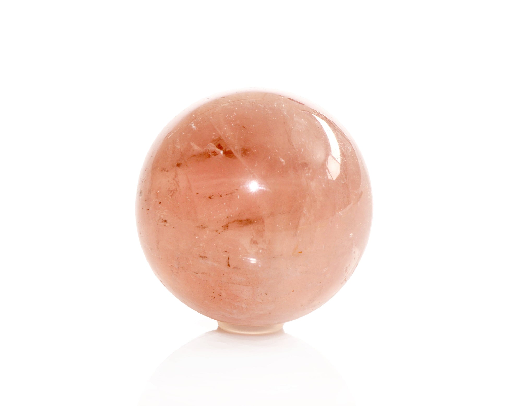 Rose Quartz Star Sphere - Polished
