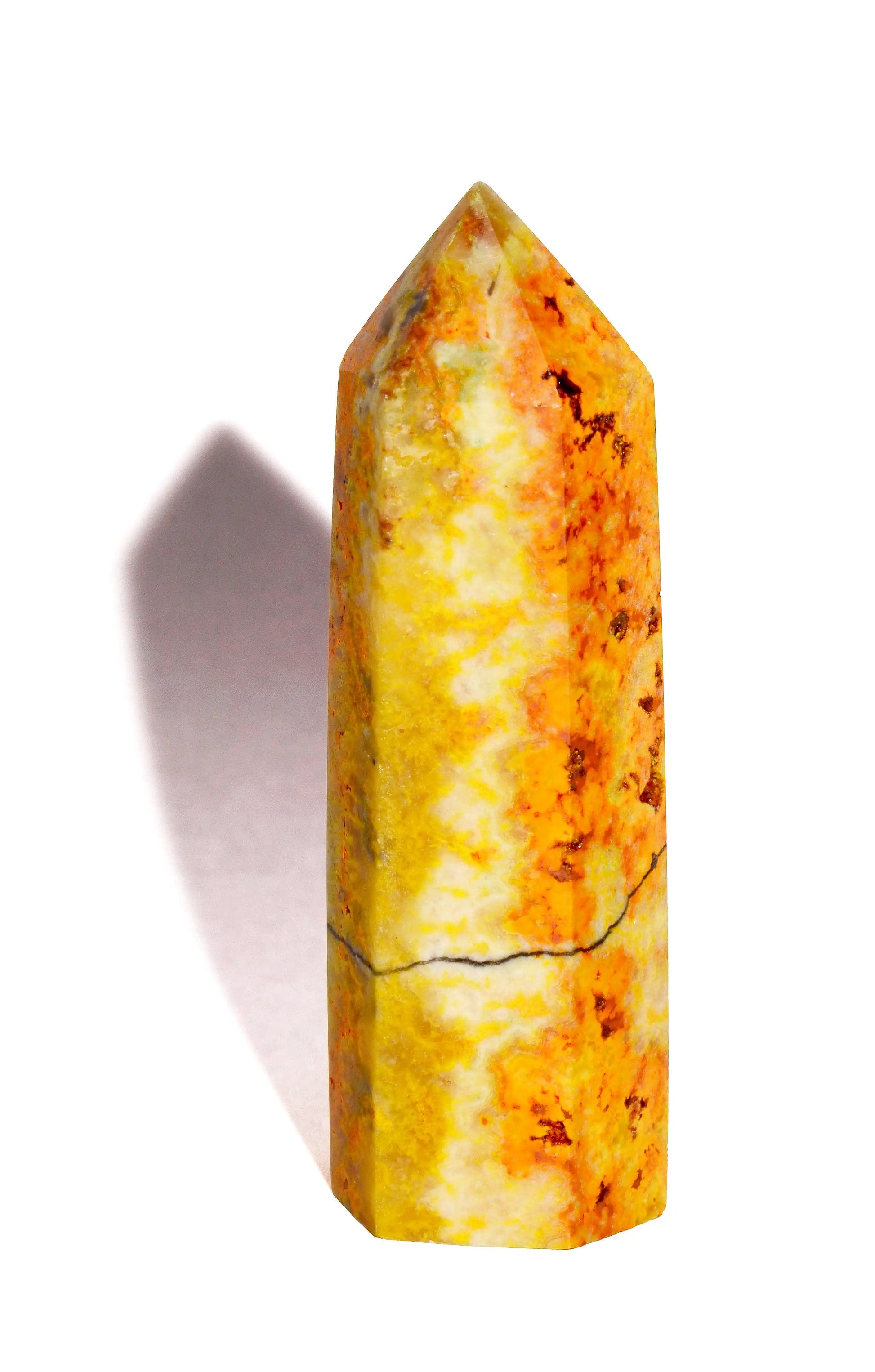 Bumble Bee Jasper - Point - Polished