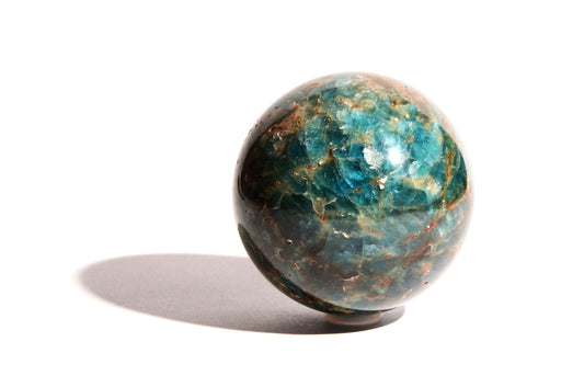 Blue Apatite Sphere - Polished