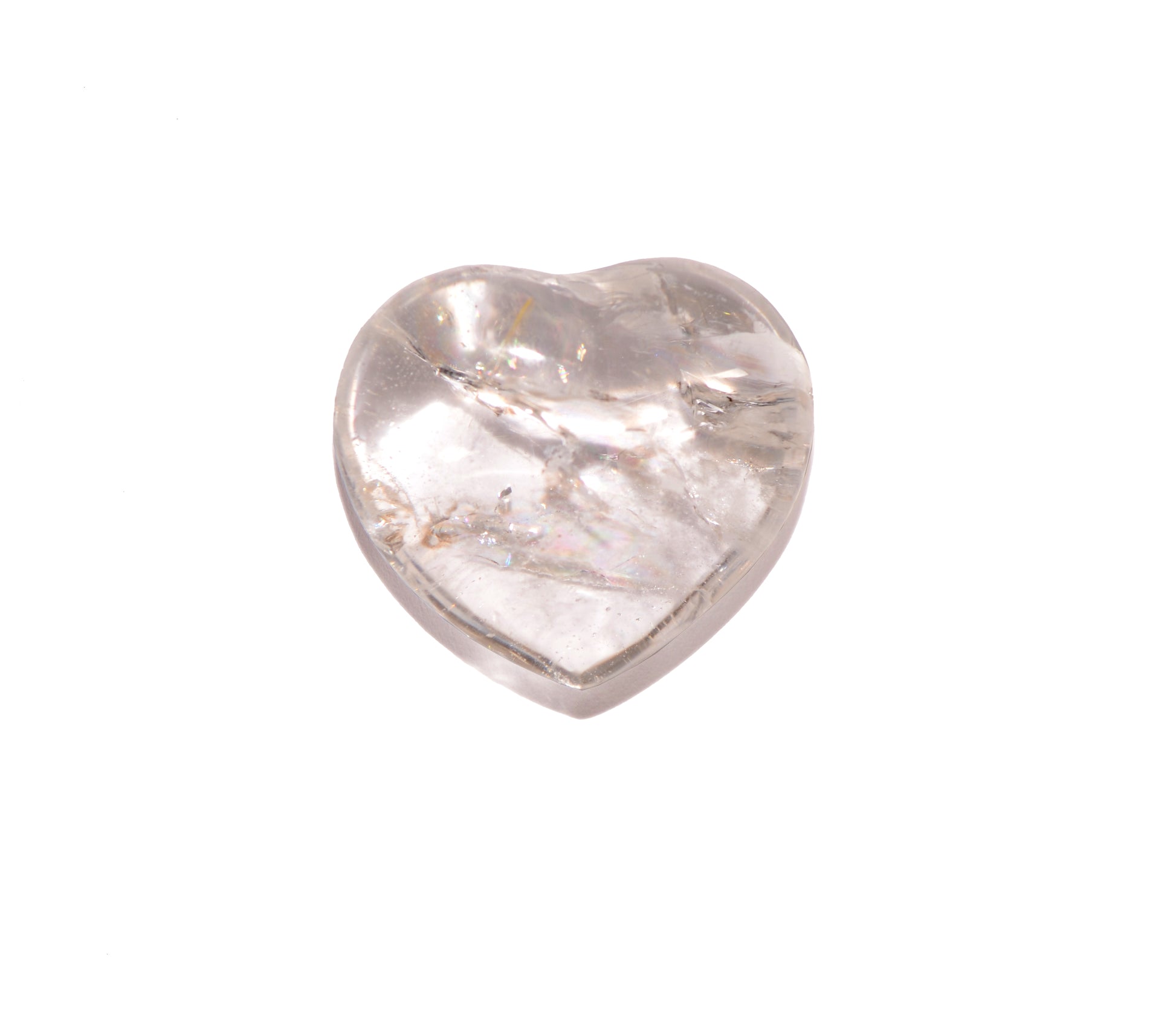 Clear Quartz Heart - Crystal Carving