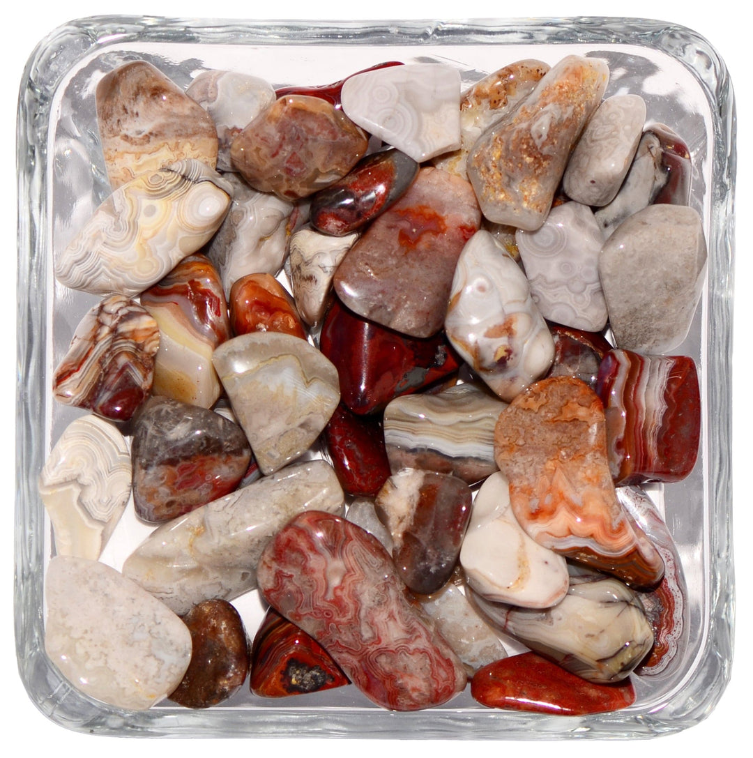 Crazy Lace Agate Tumbled Stone - Small - Polished