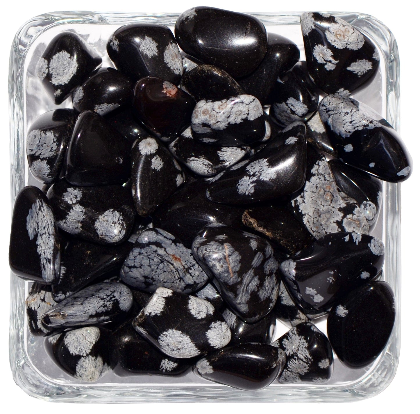 Snowflake Obsidian Tumbled Stone - Polished