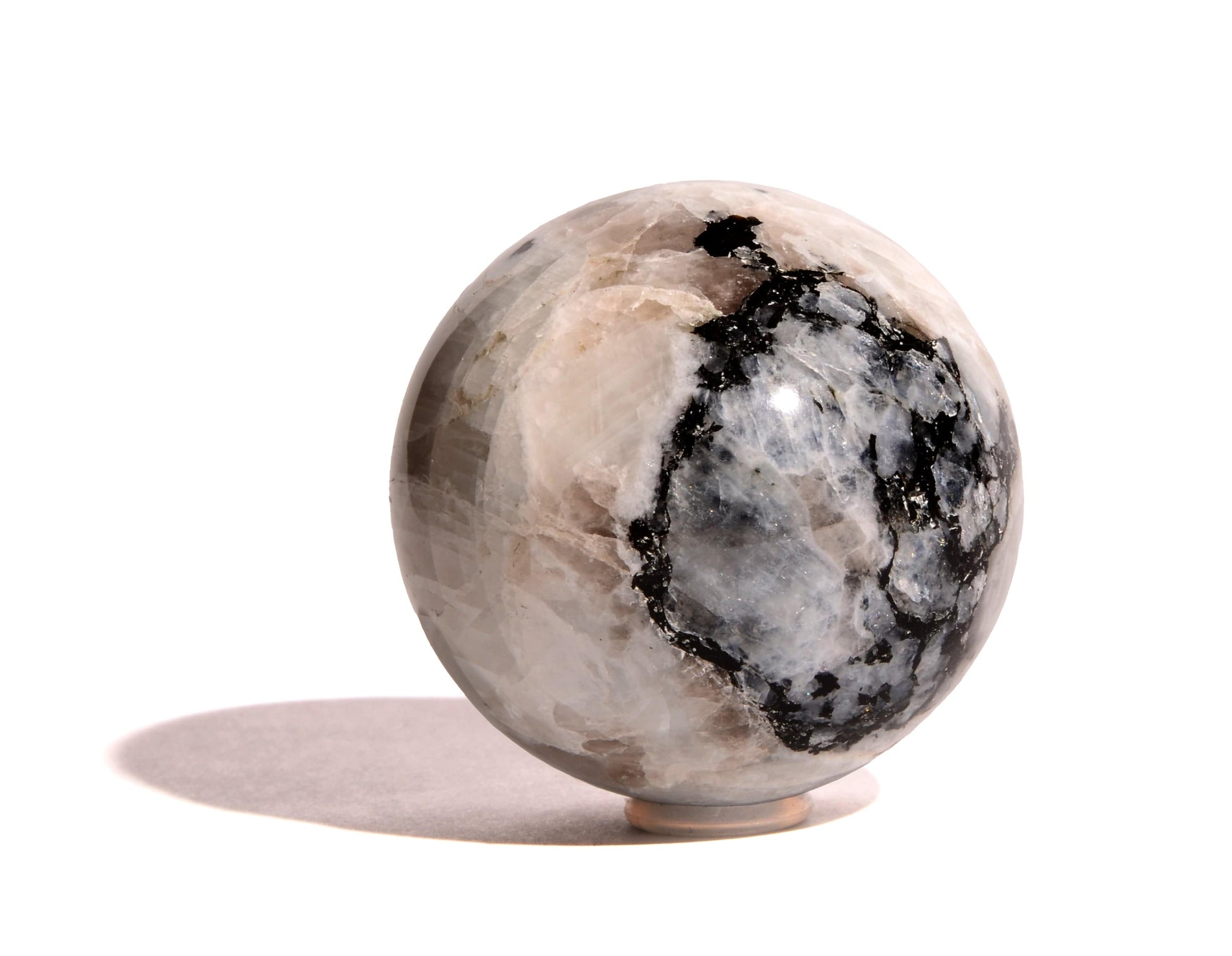 Rainbow Moonstone Sphere - Polished