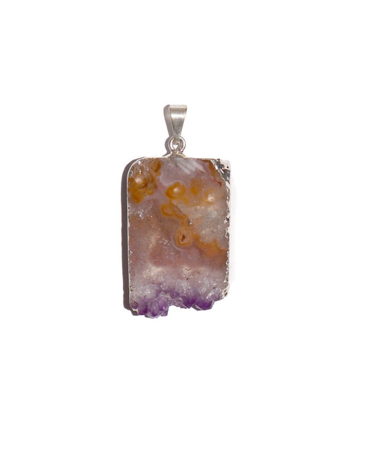 crystal jewelry: amethyst pendant