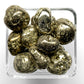 healing crystals: pyrite tumbled stones
