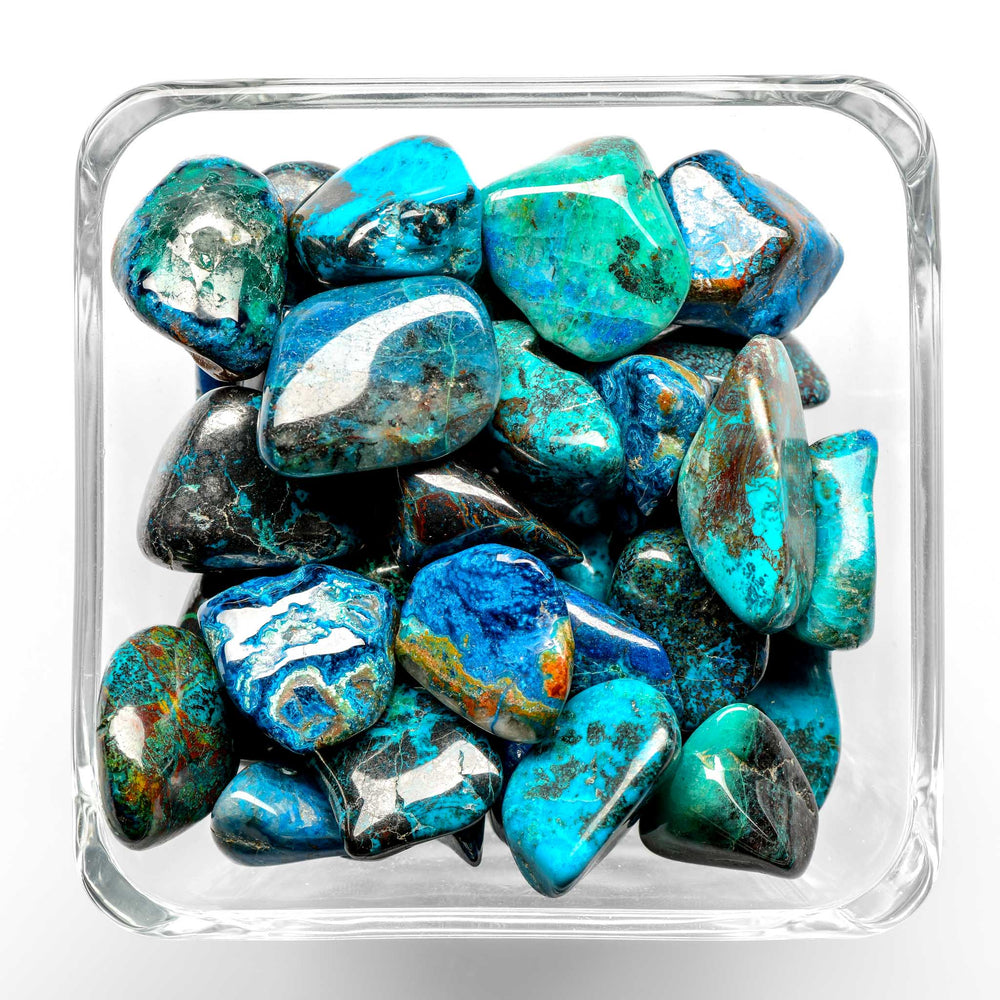 Shattuckite Tumbled Stone - Polished