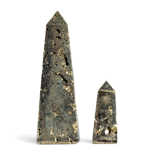 healing crystals: pyrite point - Obelisk