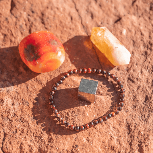 Creativity Bundle: Citrine - Carnelian - Red Tiger Eye - Pyrite