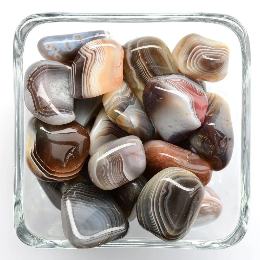 Botswana Agate Tumbled Stones - Small Stones