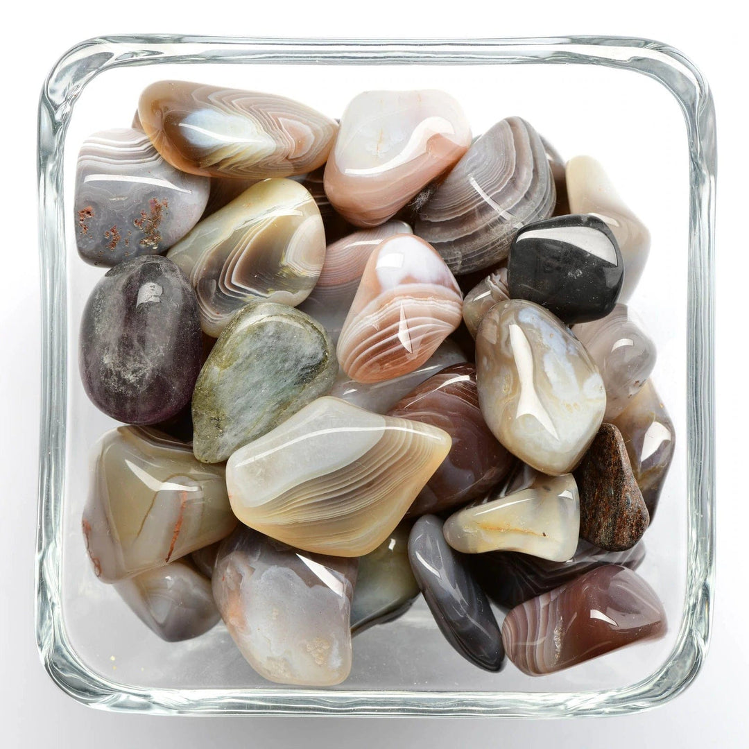 Botswana Agate Tumbled Stones - Small
